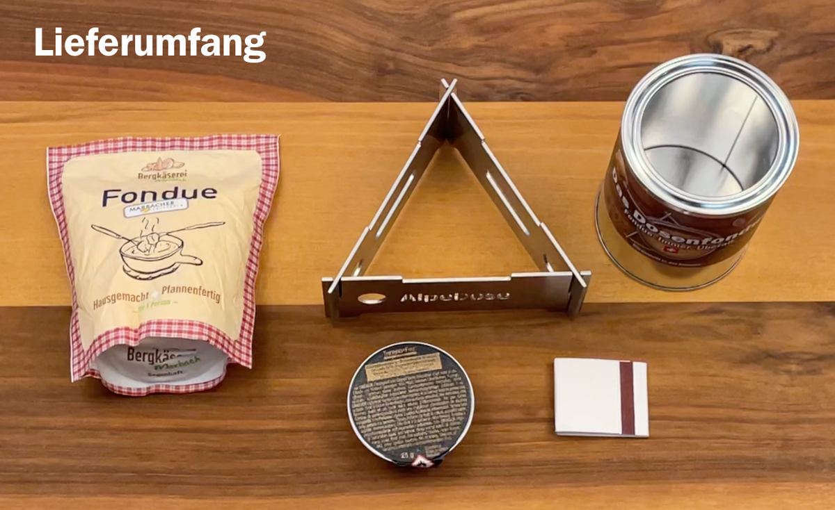 Das Dosenfondue - StarterKit